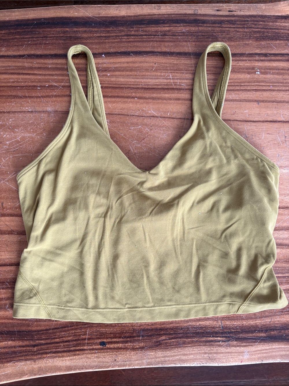 LULULEMON Sports bra top green
